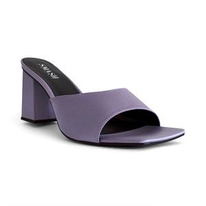 Lavender Block Heel Sandal